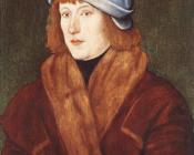 汉斯巴尔东格林 - Portrait of a Young Man with a Rosary